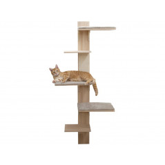 Škrabadlo pre mačky KERBL TIMBER - mačacie strom na stenu 150 cm