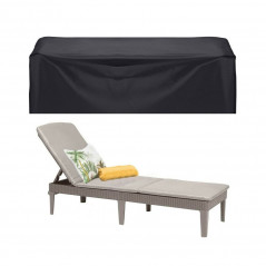 Kryt na záhradný nábytok 200x68x70 cm, čierny SPRINGOS EXTERIO