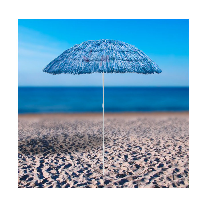 Plážový slnečník 160 cm UV30 Hawaii, modrý