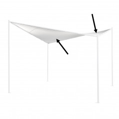 Náhradná plachta pre Záhradný pavilón 3,5x3,5 m Butterfly