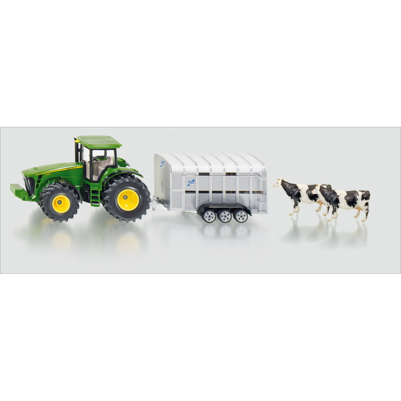 Traktor John Deere s prívesom Siku Traktor John Deere s prívesom Siku