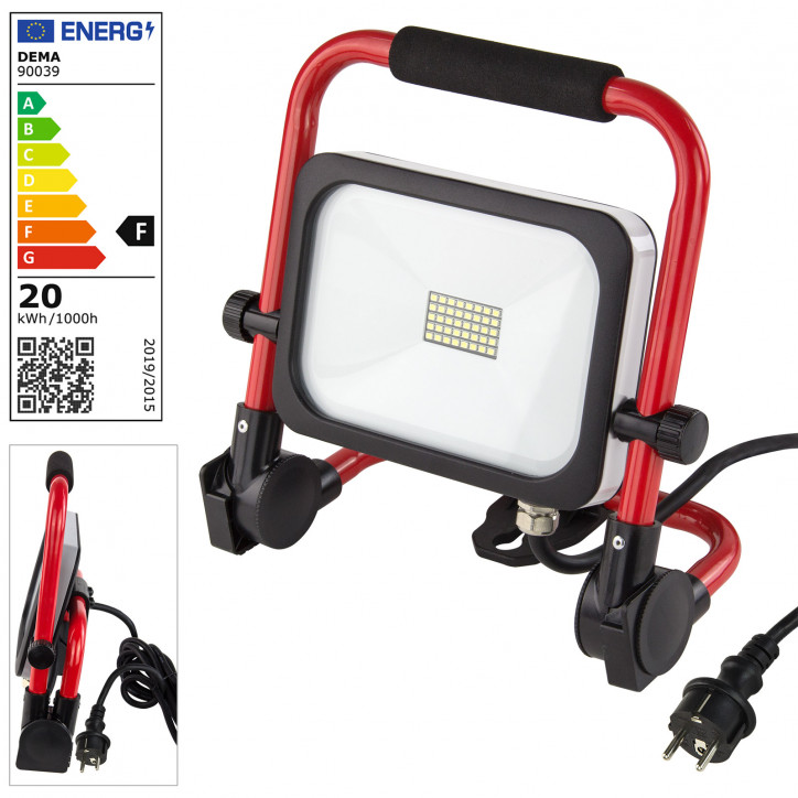 Prenosný LED stavebný reflektor 20 W L20S Prenosný LED stavebný reflektor 20 W L20S