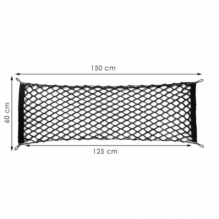 Sieť do kufra auta 125x60 cm SPRINGOS CA0951 Sieť do kufra auta 125x60 cm SPRINGOS CA0951