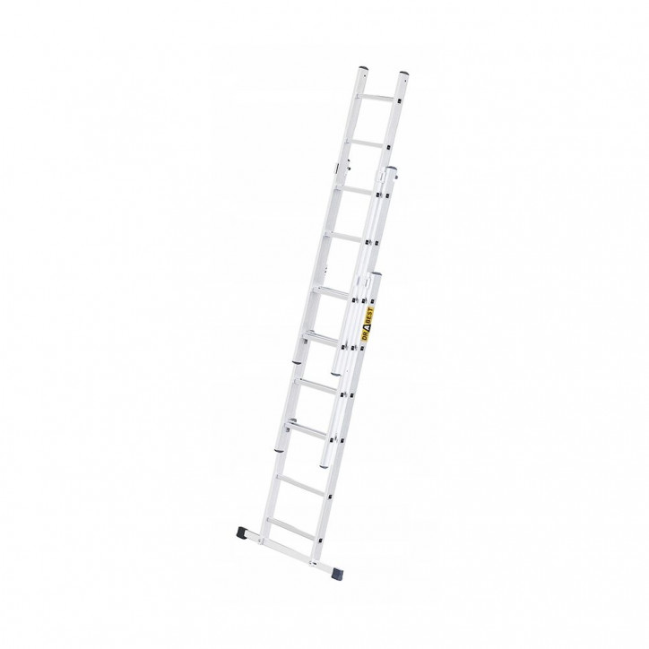 Hliníkový rebrík 3x6 priečok trojdielny DRABEST DW3-6 BASIC