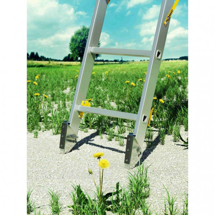 Hliníkový rebrík 3x7 priečok trojdielny DRABEST DW3-7 MAX