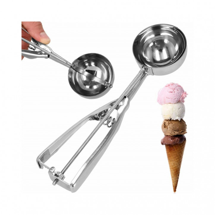 Naberačka / kliešte na zmrzlinu, nerez SPRINGOS GELATO XL