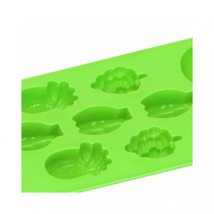 Silikónová forma na ľad SPRINGOS FRUIT zelená