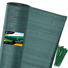 Tieniaca tkanina 170cm x 10m, 95% zatienenie, zelená SPRINGOS SN0036