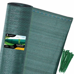 Tieniaca tkanina 150cm x 10m, 90% zatienenie, zelená SPRINGOS SN0045