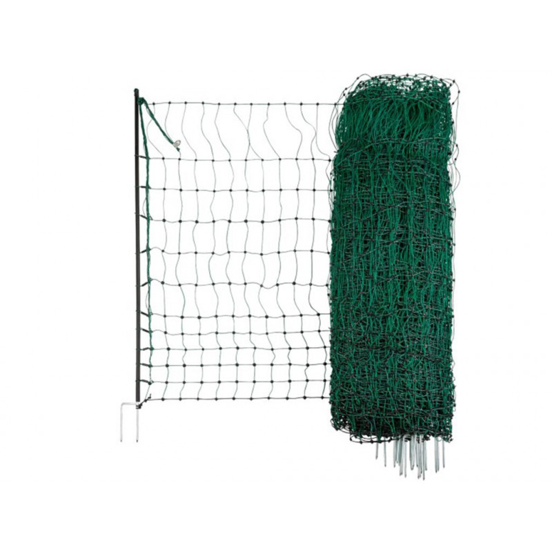 Nevodivá sieť pre hydinu KERBL PREMIUM 122 cm x 50 m / 2 hroty Nevodivá sieť pre hydinu KERBL PREMIUM 122 cm x 50 m / 2 hroty