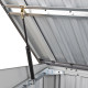 Kovový box na smetné nádoby 154x97x115/133 cm DMB2