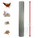 DEMA Voliérové štvorhranné pletivo pozinkované 19 mm, 1x10 m, drôt 0,8 mm
