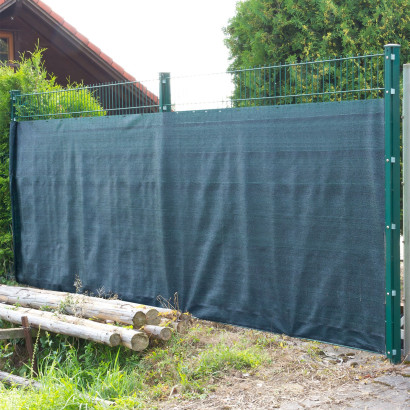 Tieniaca sieť na plot 72 %, 1,5x25 m, zelená