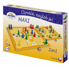 Človeče, nehnevaj sa maxi 2v1 spoločenská hra v krabici 33,5x23x3,5cm