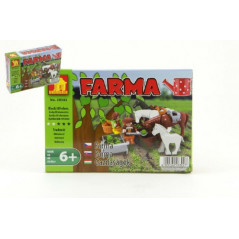 Stavebnica Dromader Farma 28302 89ks v krabici 18,5x13x4,5cm