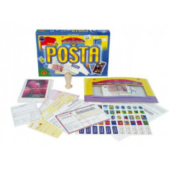 Pošta vzdelávacie spoločenská hra v krabici 28,5x19x3,5cm
