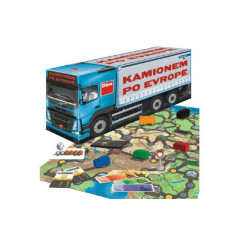 Kamiónom po Európe spoločenská hra v krabici 36x16x10cm