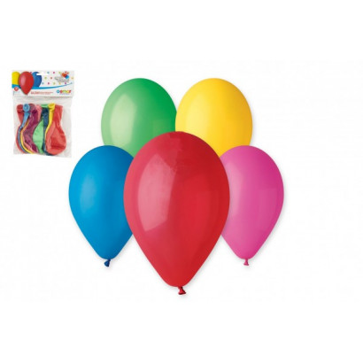 Balónik nafukovací 11 "12cm 10ks v sáčku karneval