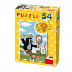Minipuzzle Krtko 19,8x13,2cm 8 druhov 54 dielikov v krabičke 9x7x3cm 40ks v boxe