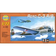 Model Aero C-3 A / B 1:72 29,5x16,6cm v krabici 34x19x5,5cm