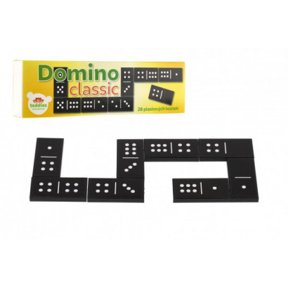 Domino Classic 28ks spoločenská hra plast v krabičke 21x6x3cm