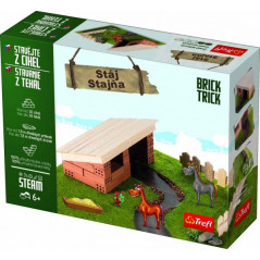 Stavajte z tehál Stajňa stavebnice Brick Trick v krabici 28x21x7cm