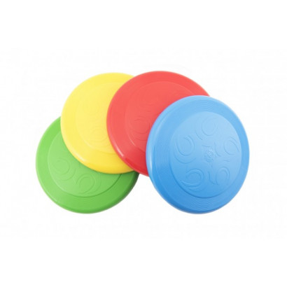 Lietajúci tanier Frisbee plast 23cm 4 farby 12m +