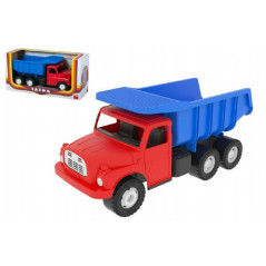 Auto Tatra 148 plast 30cm červeno modrá v krabici