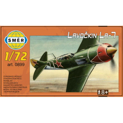 Model Lavočkin La-7 1:72 13,6x11,9cm v krabici 25x14,5cm