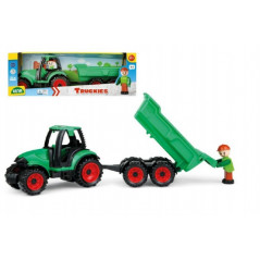 Auto Truckies traktor s vlečkou plast 32cm v krabici 24m +