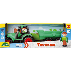Auto Truckies traktor s vlečkou plast 32cm v krabici 24m +