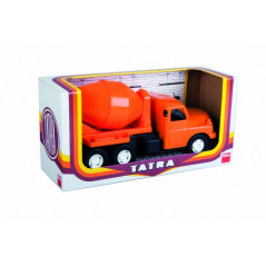 Auto Tatra 148 plast 30cm miešačka oranžová v krabici