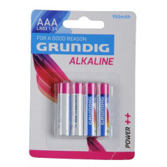 Batérie Grundig LR03 / AAA 1,5 V alkaline 4ks na karte