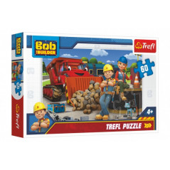Puzzle Bob a Wendy / Bob the Builder 33x22cm 60 dielikov v krabici 21x14x4cm