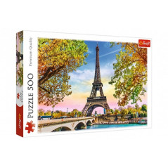 Puzzle Romantická Paríž 500 dielikov 48x34cm v krabici 40x26,5x4,5cm