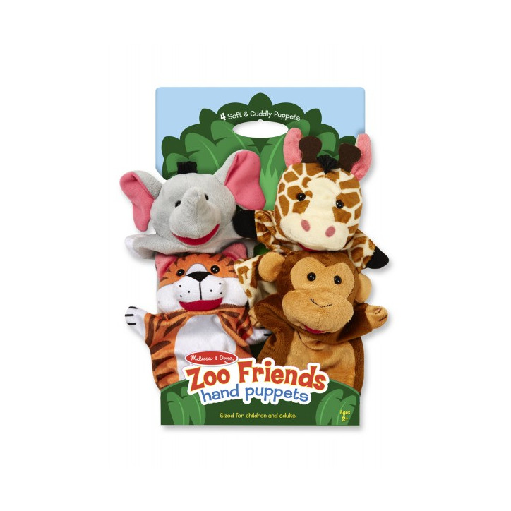 Maňušky safari ZOO 25cm 4ks na karte v sáčku