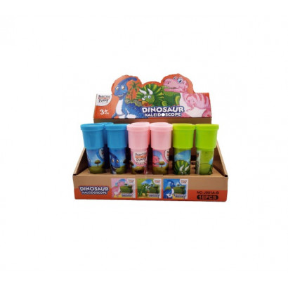 Kaleidoskop - Krasohled Dino plast 13cm 3 farby 18ks v boxe