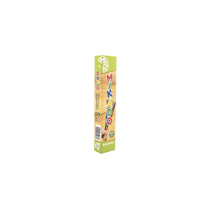 Mikádo spoločenská hra 41ks drevo 25cm v drevenej krabičke 5x27x3cm