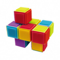 Stavebnica kocky plast 20ks v krabici 26x35x6cm 12m +