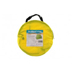Stan plážový s UV filtrom 100x70x80cm samorozkladací polyester/kov obdĺžnik žltý v látkovej taške