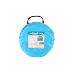 Stan plážový s UV filtrom 100x70x80cm samorozkladací polyester/kov obdĺžnik modrý v látkovej taške