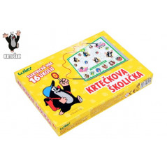 Krtkova školička - spoločenská hra Voltík na batérie v krabici 22x16x3cm