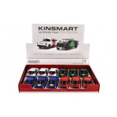 Auto Kinsmart 2019 Dodge RAM 1500 kov/plast 13cm 4 farby na spätné natiahnutie 12ks v boxe