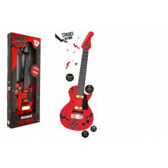 Gitara elektrická ROCK STAR plast 58cm na batérie so zvukom, svetlom v krabici 24x62x5,5cm