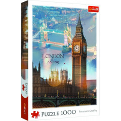 Puzzle Londýn o súmraku 1000 dielikov 48x68,3cm v krabici 27x40x6cm