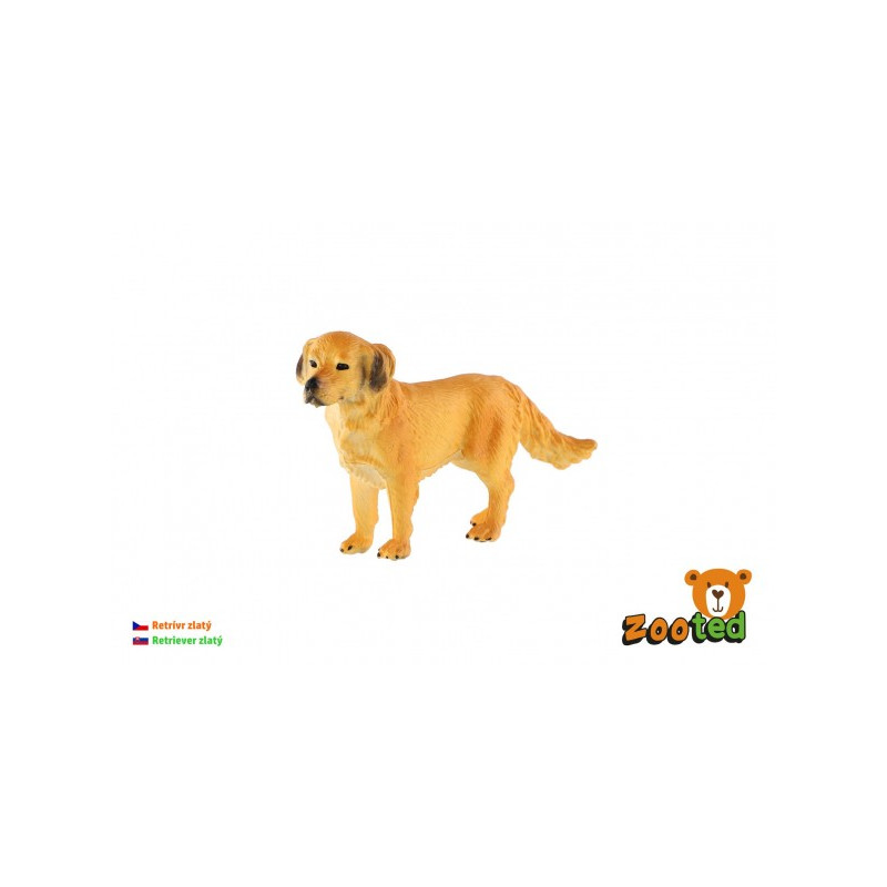 Retriever zlatý - pes domáci zooted plast 10cm v sáčku