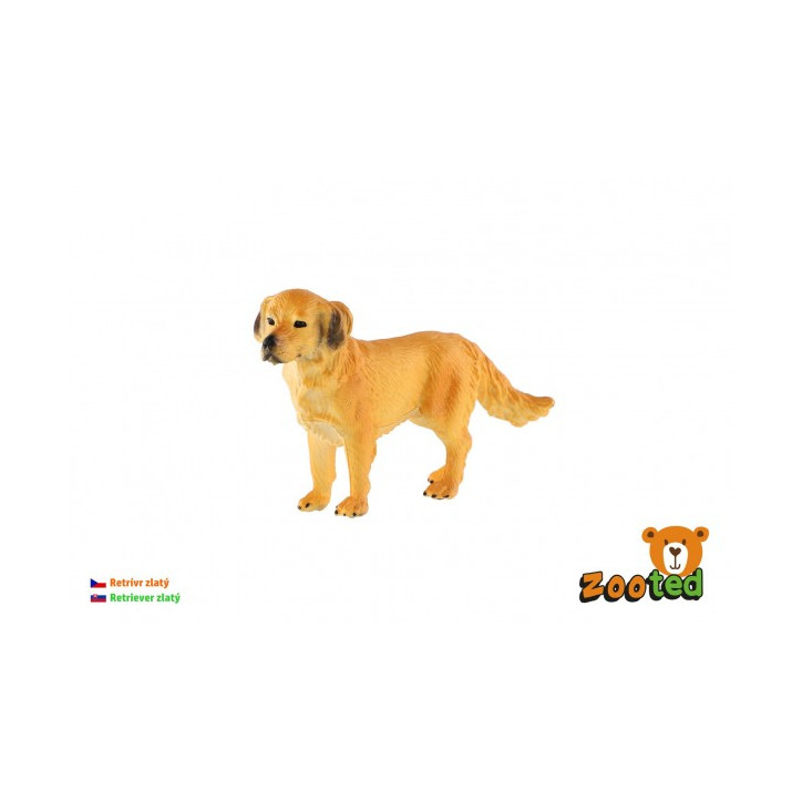 Retriever zlatý - pes domáci zooted plast 10cm v sáčku
