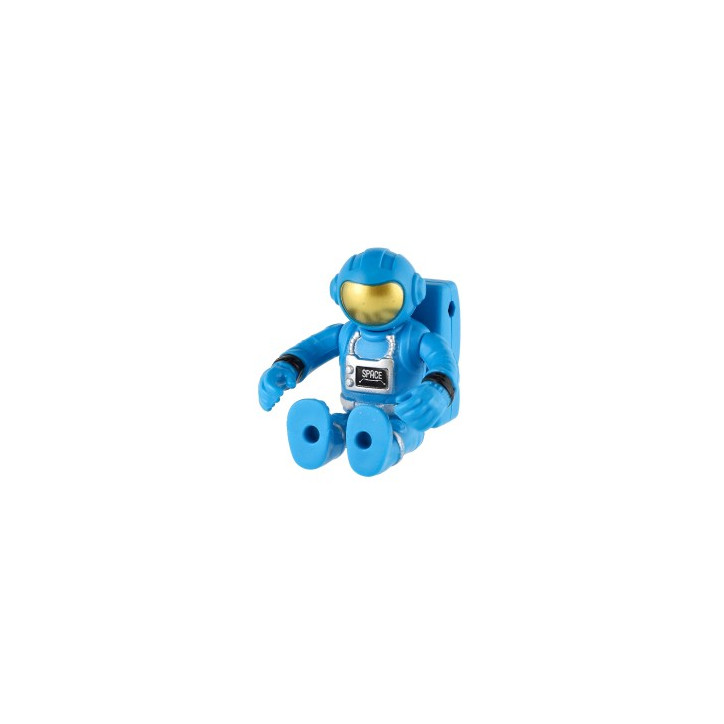 Kozmonaut/astronaut figúrka 3ks plast 7cm na karte 19x17x4cm