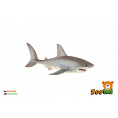 Žralok biely zooted plast 17cm v sáčku
