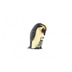 Tučniak cisársky s mláďaťom zooted plast 6cm v sáčku